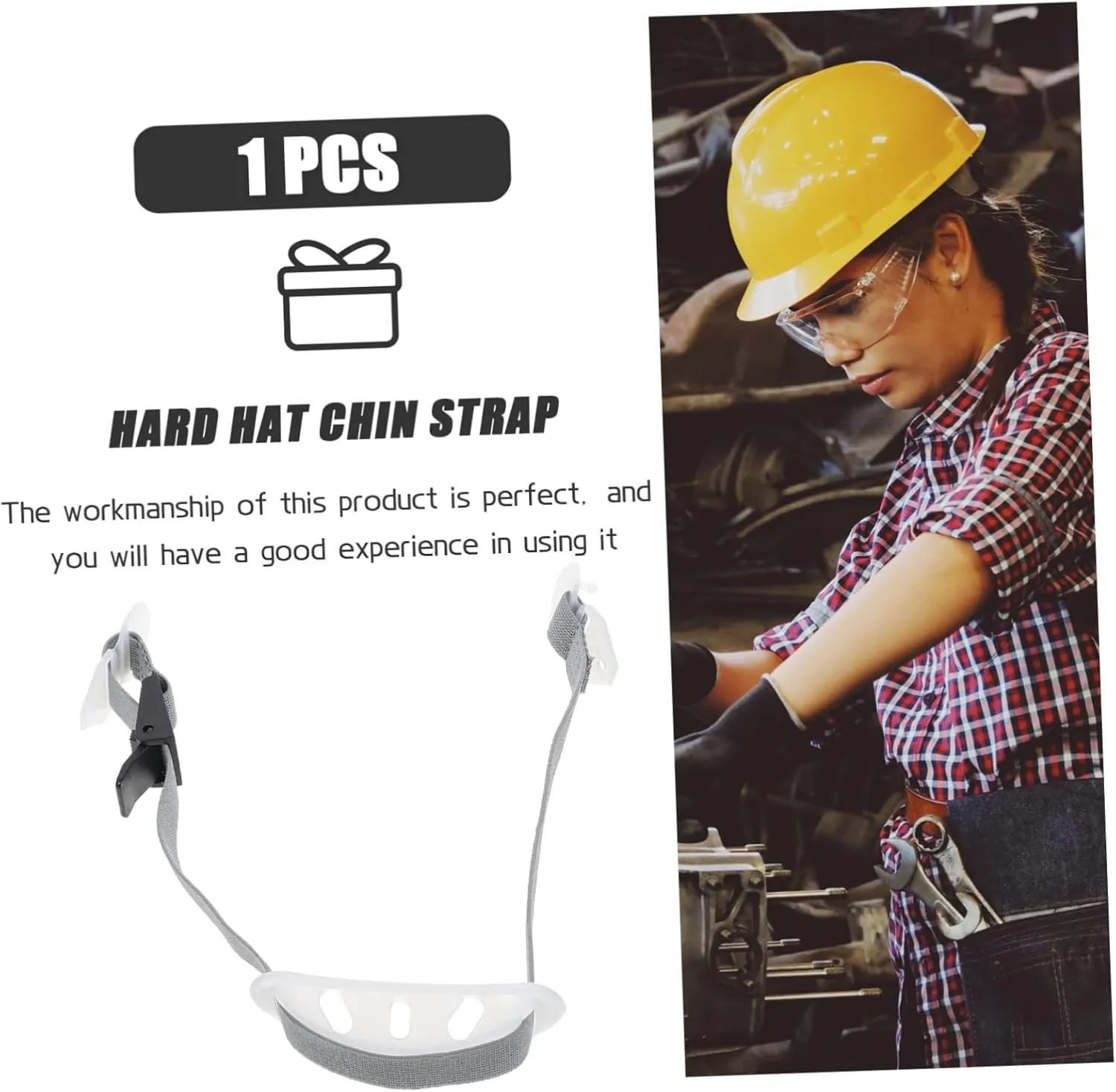 3pcs Adjustable Helmet Chin Strap for Hard Hats Comfortable Chin Strap Material Easy Installation for Construction Safety Flexible Design for Use