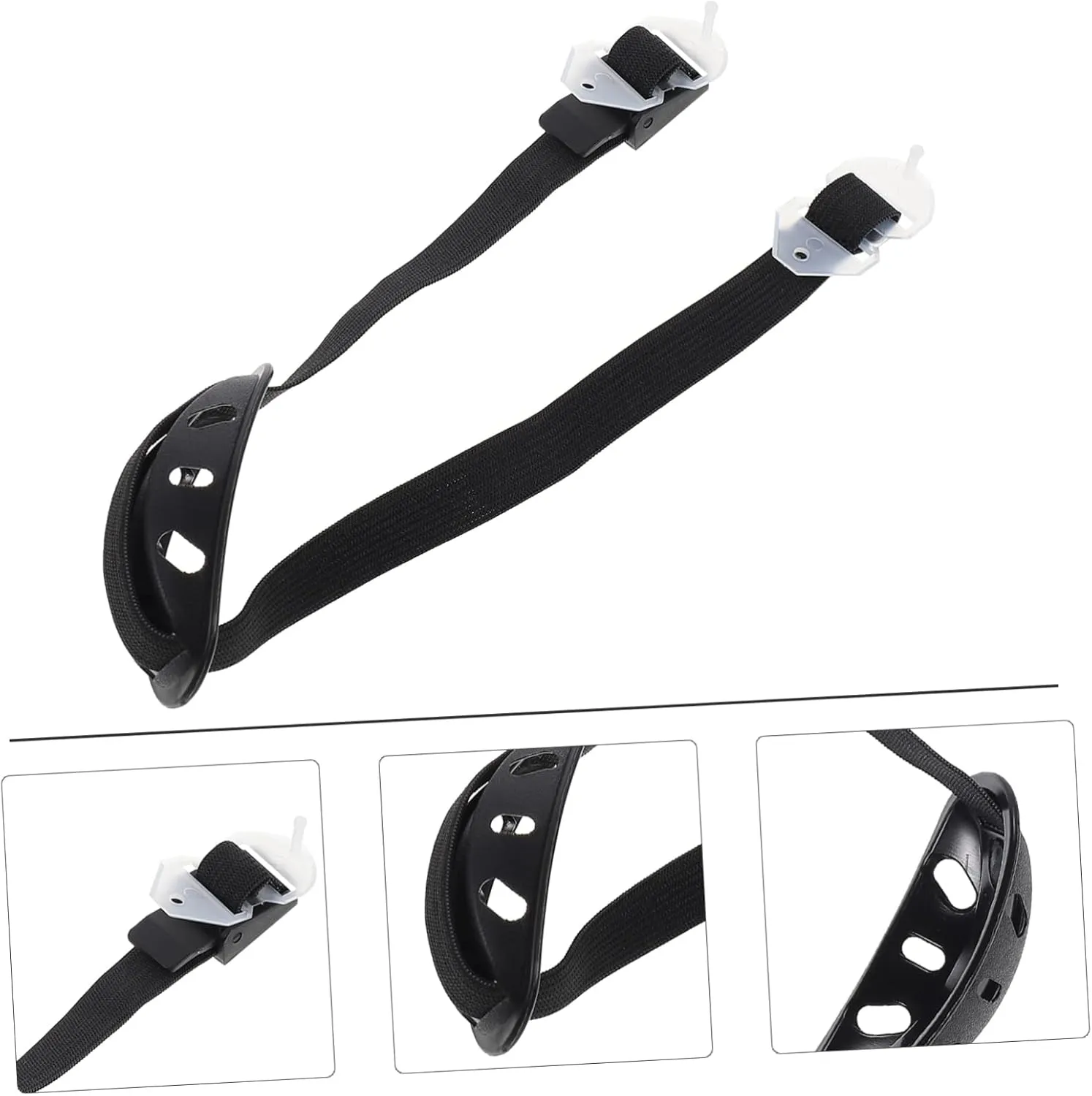 5pcs Safety Helmet Chain Belt Chin Strap for Helmet Black Hard Hat Chin Straps Supplies