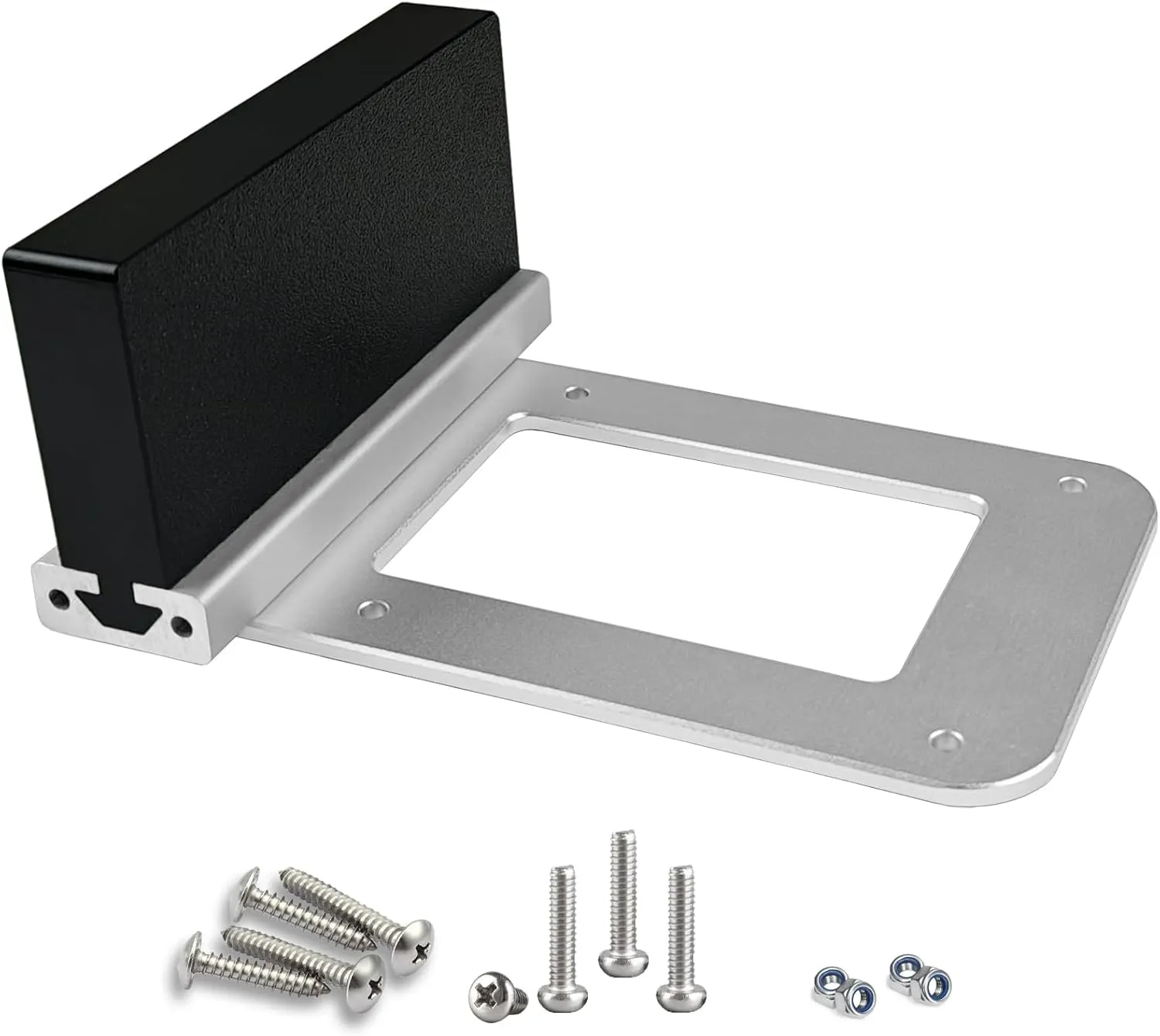 Aluminium Transom Trolling Motor Mount Bracket, Universal Electric Trolling Motor Mount for Kayaks with a Flat Stern, Transom Motor Mount Use for Electric Trolling Motors Only.