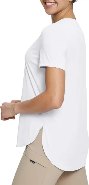 baleaf Women's Workout Tops Shirts UPF50  Sun Shirt Short Sleeve Quick Dry UV Protection Athletic Tee