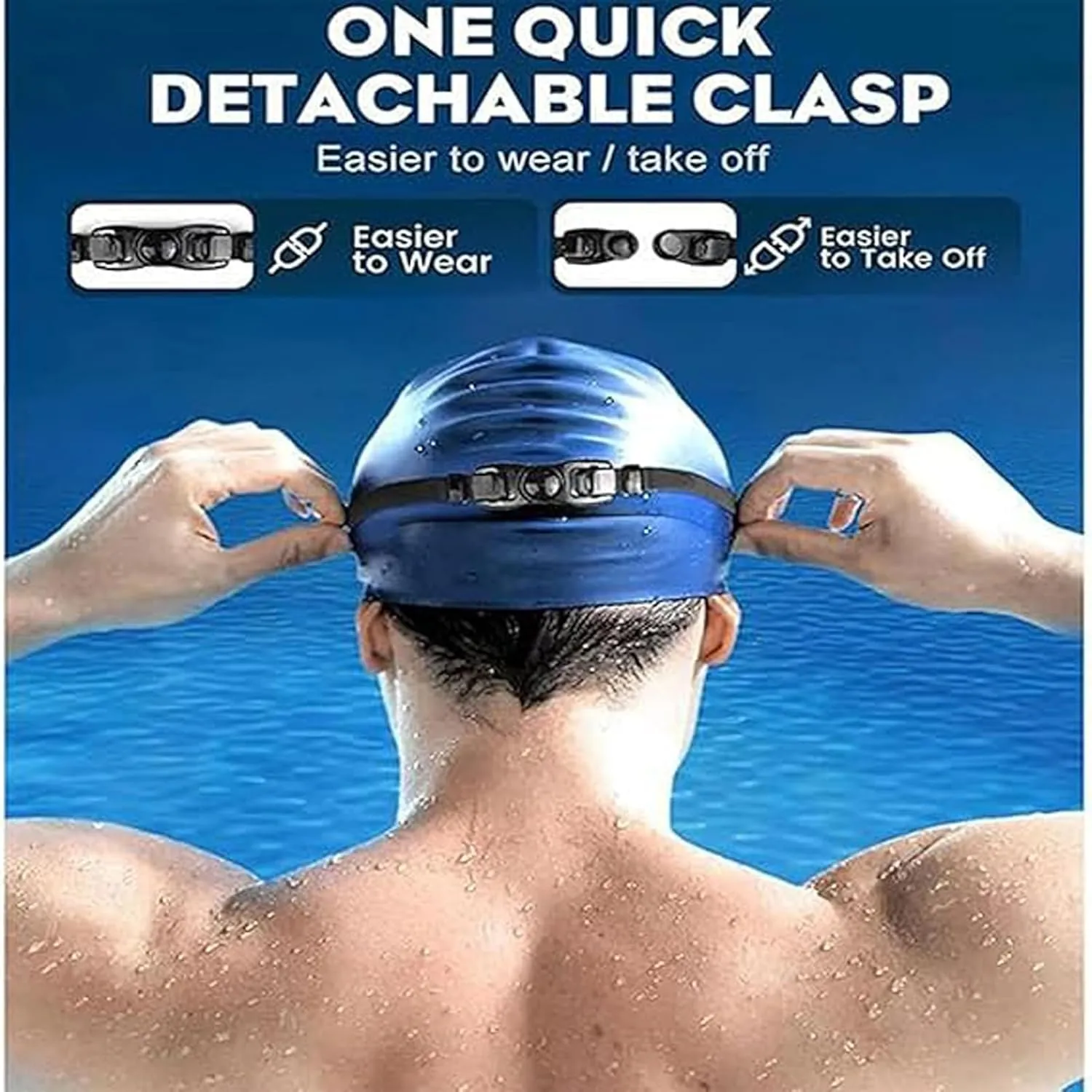Cosmic Goggles, Favorabler Goggles with Earplugs, Hd Children's Large Frame Waterproof and Anti-Fog Swimming Goggles