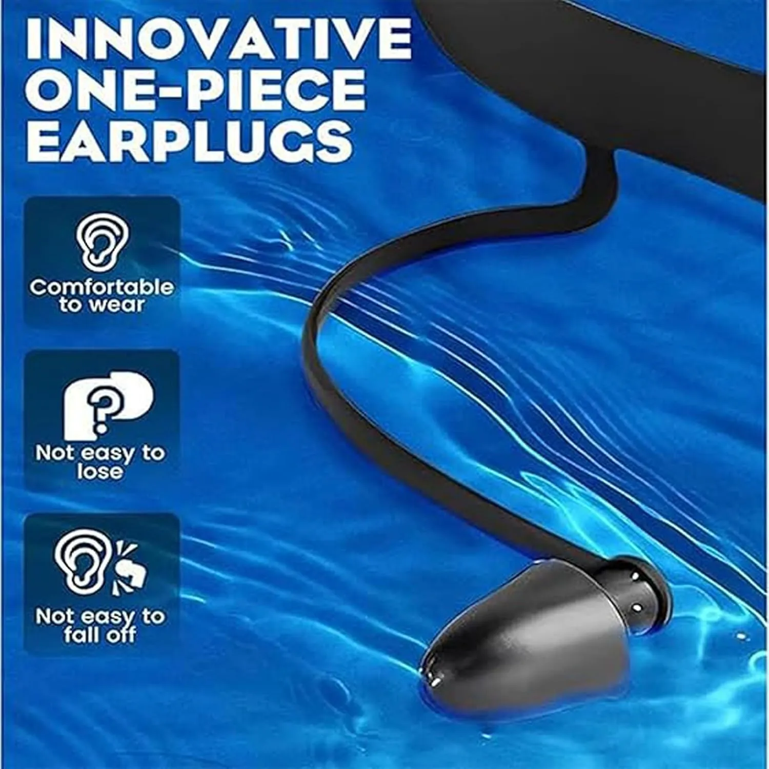 Cosmic Goggles, Favorabler Goggles with Earplugs, Hd Children's Large Frame Waterproof and Anti-Fog Swimming Goggles