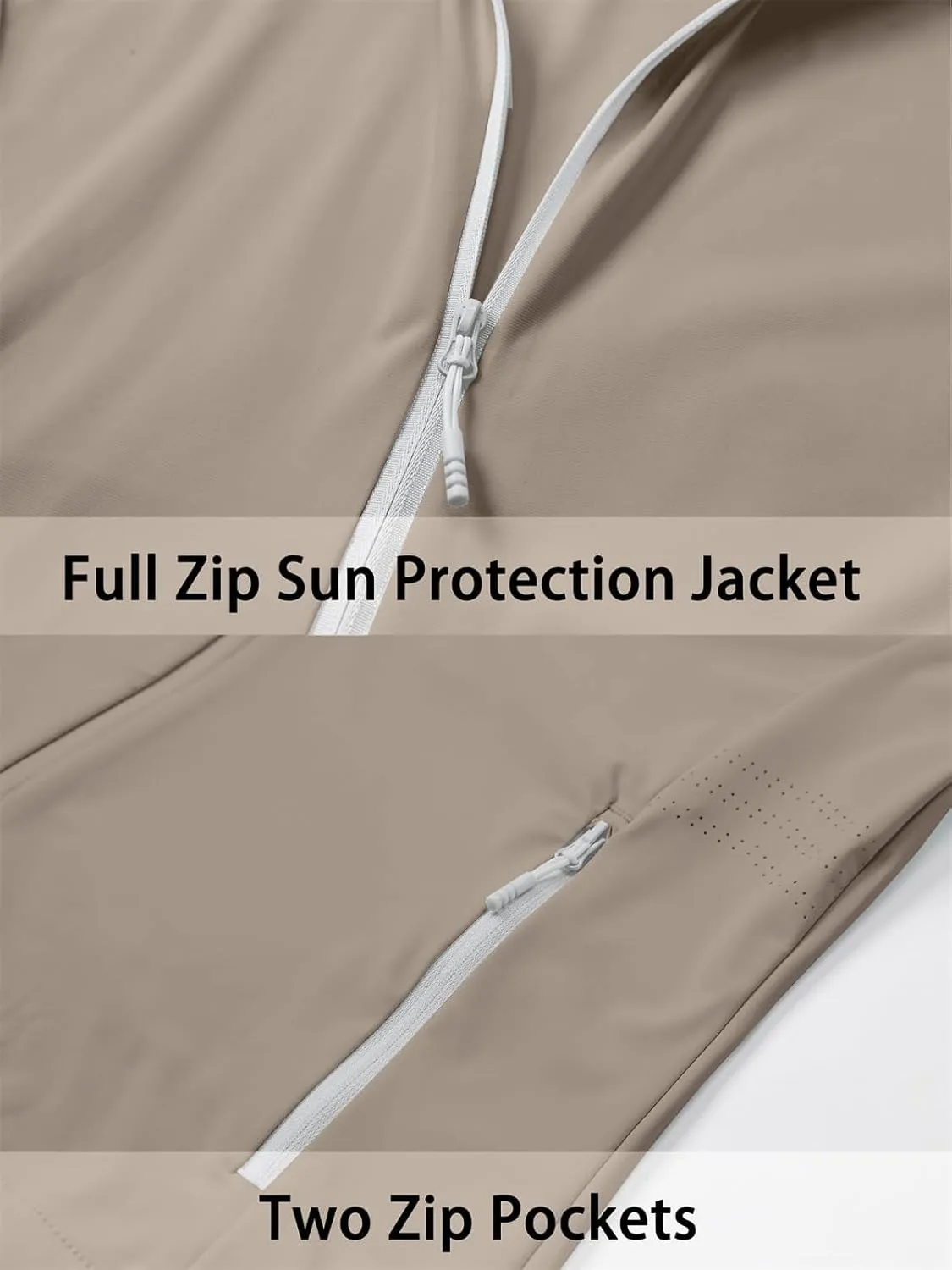Cromoncent Women's UPF 50  Sun Protection Jacket Hooded Cooling Shirt for Women with Pocket