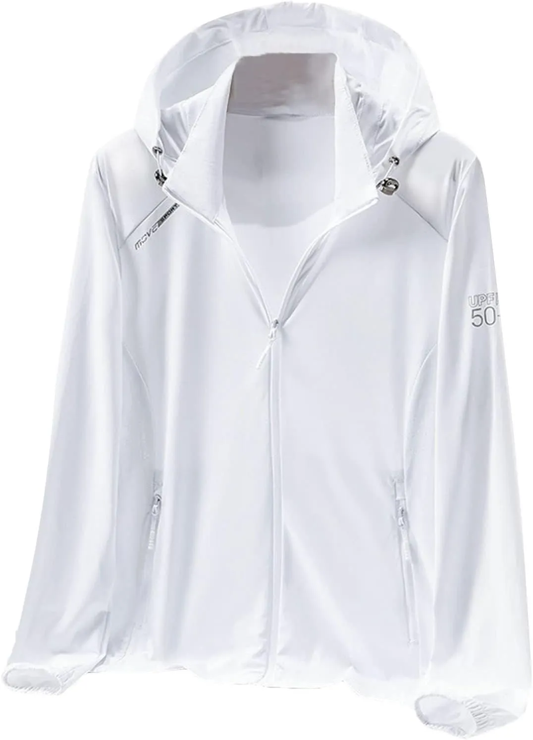 Cromoncent Women's UPF 50  Sun Protection Jacket Hooded Cooling Shirt for Women with Pocket
