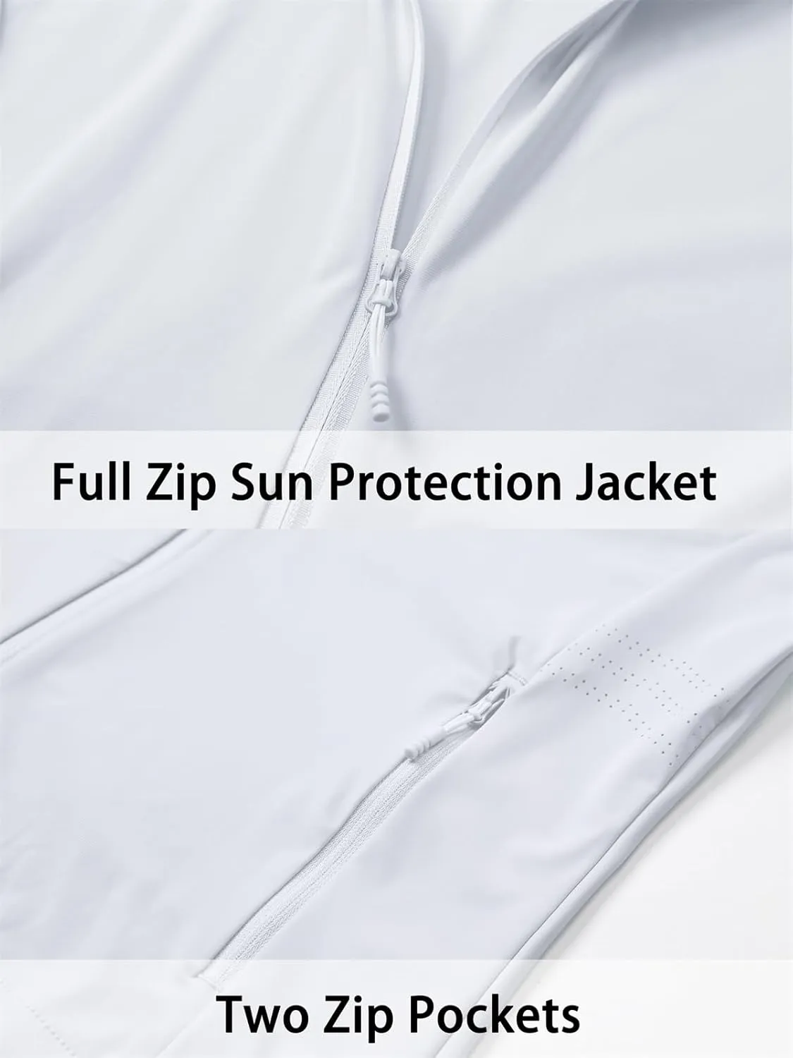 Cromoncent Women's UPF 50  Sun Protection Jacket Hooded Cooling Shirt for Women with Pocket