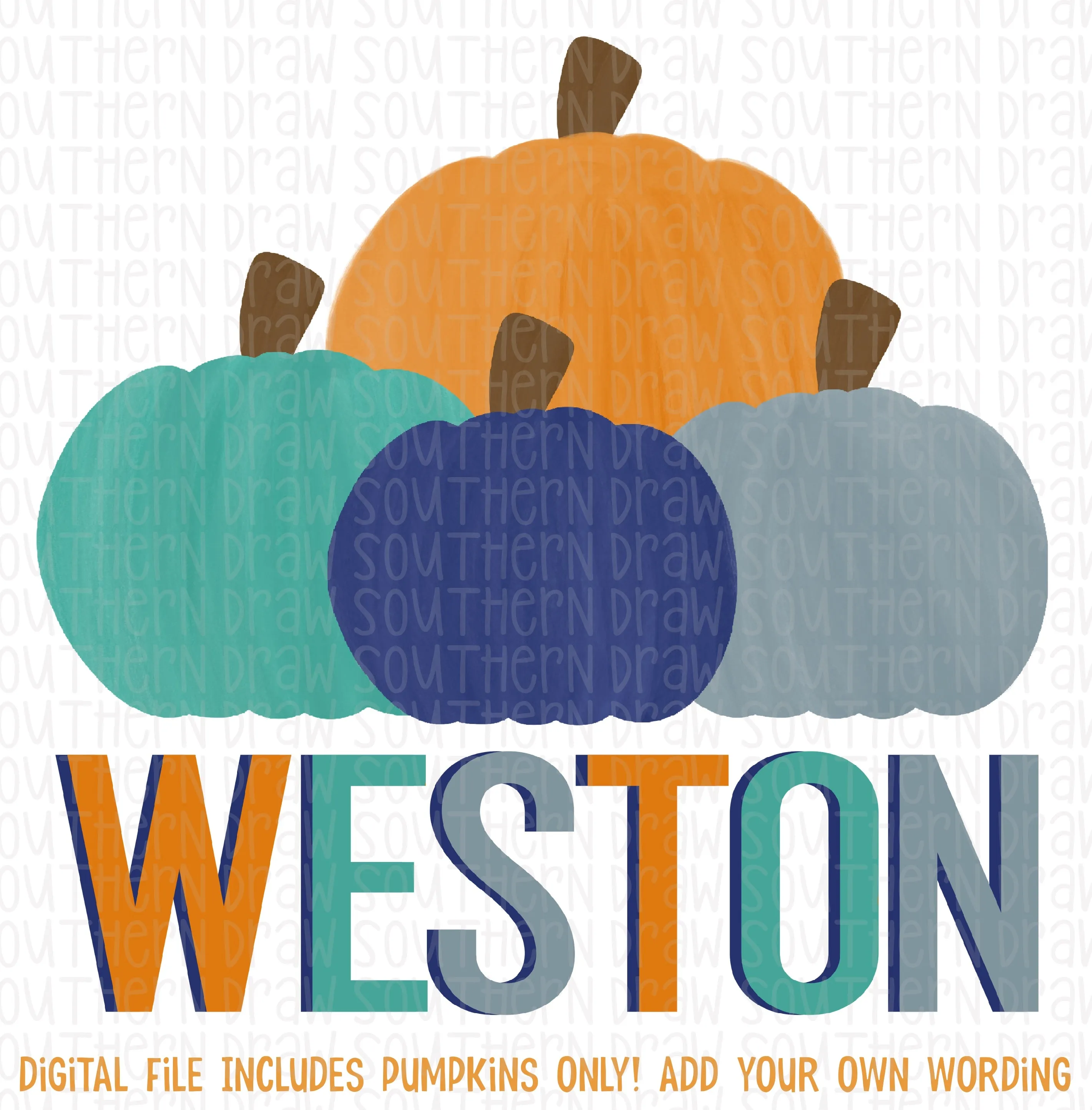 Fall Pumpkins Boy