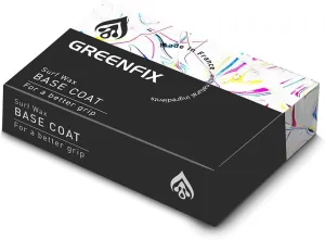 GREENFIX /BaseCoat Wax - Organic High Performance Surfboard Base Coat, Max Surface Adhesion Between Board & Wax - 100% Natural - Made in France - NO Melting in Sun, Winner EU Innovation Award