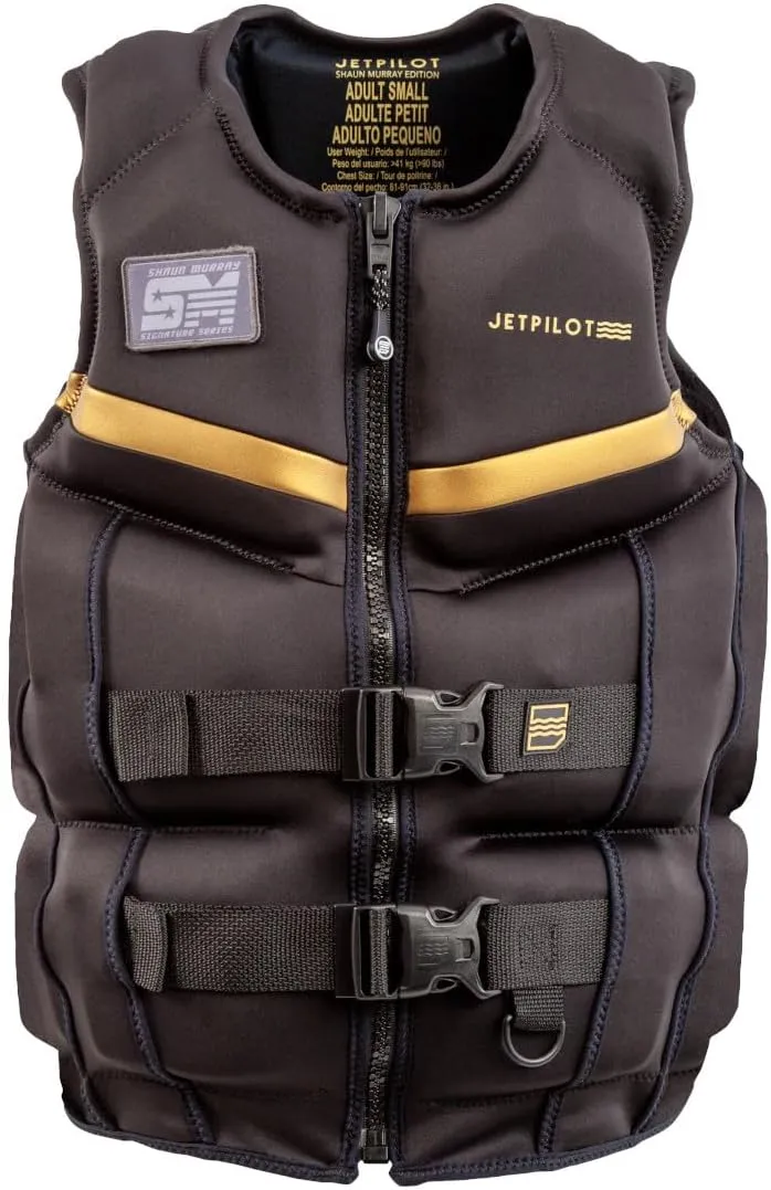 Jet Pilot - Shawn Murray Evoprene CGA Life Vest - Black/Gold