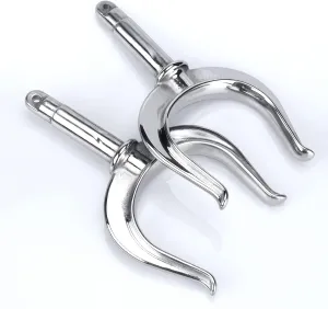 Marinebaby 316 Stainless Steel Boat Oarlock, Rowlock Oar Socket for Small Boat Dinghy Canoe,Dinghy, Lifeboat2PCS (U Cup Oarlock Support)
