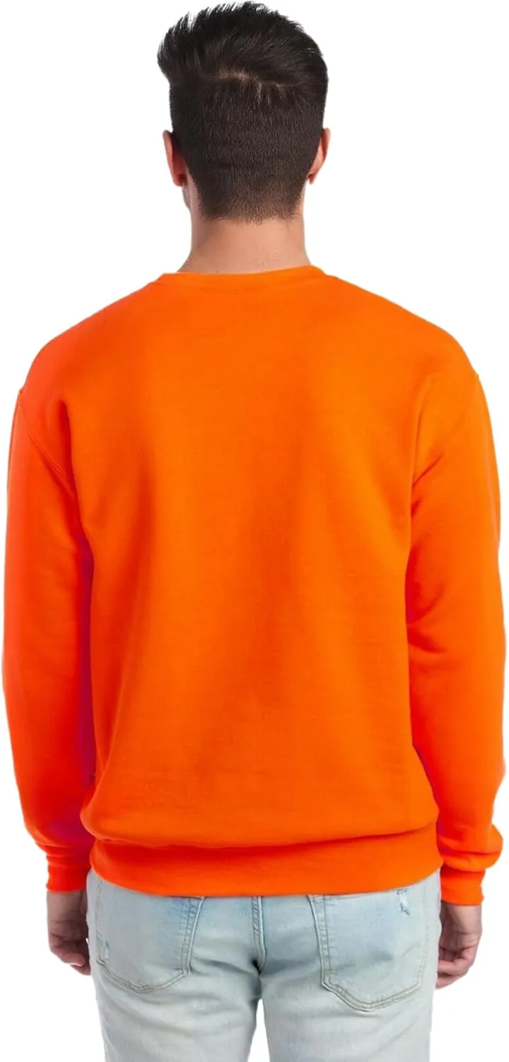 Men's Soft Crewneck Sweatshirt Breathable Crew Neck Pullover Outdoor Athletic Long Sleeve Sweatshirts