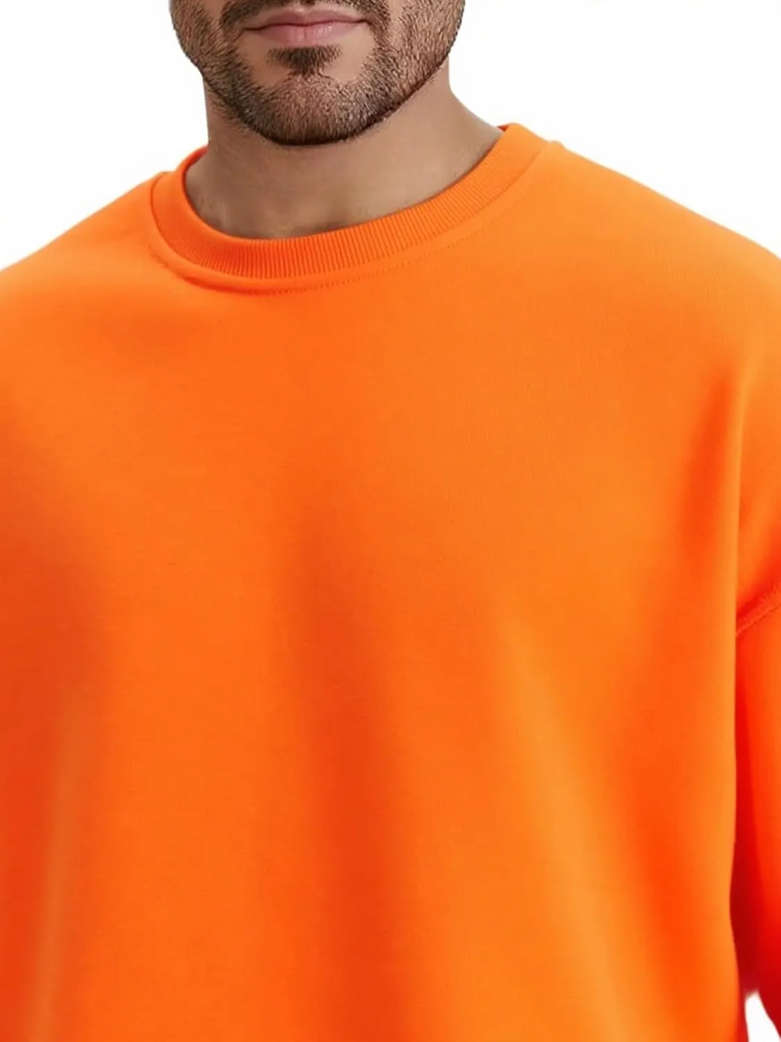 Men's Soft Crewneck Sweatshirt Breathable Crew Neck Pullover Outdoor Athletic Long Sleeve Sweatshirts