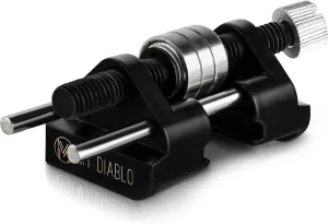 Mt Diablo Chisel Sharpening Kit - Precision Honing Guide for 1/4" to 2" Chisels & 1-3/8" to 3-1/8" Plane Irons, Sharpening Jig With Stainless Steel Rollers, Rust Resistant Cast Aluminum Design