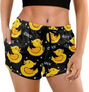 visesunny Women's Board Shorts Floral Beach Swim Shorts Swim Trunks